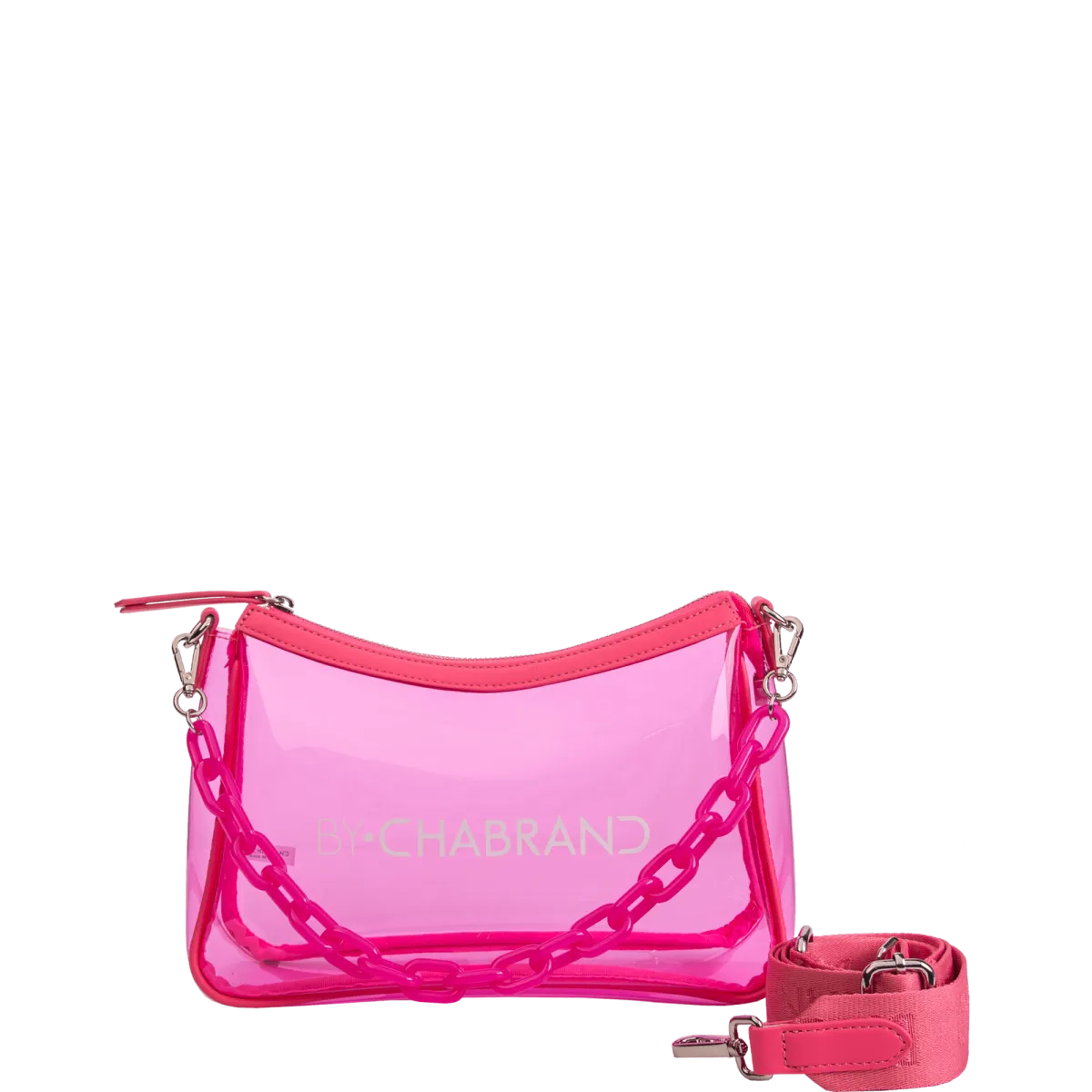 Porté épaule rose en synthétique 